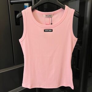 Miu Miu Soft Pink Tank Top
